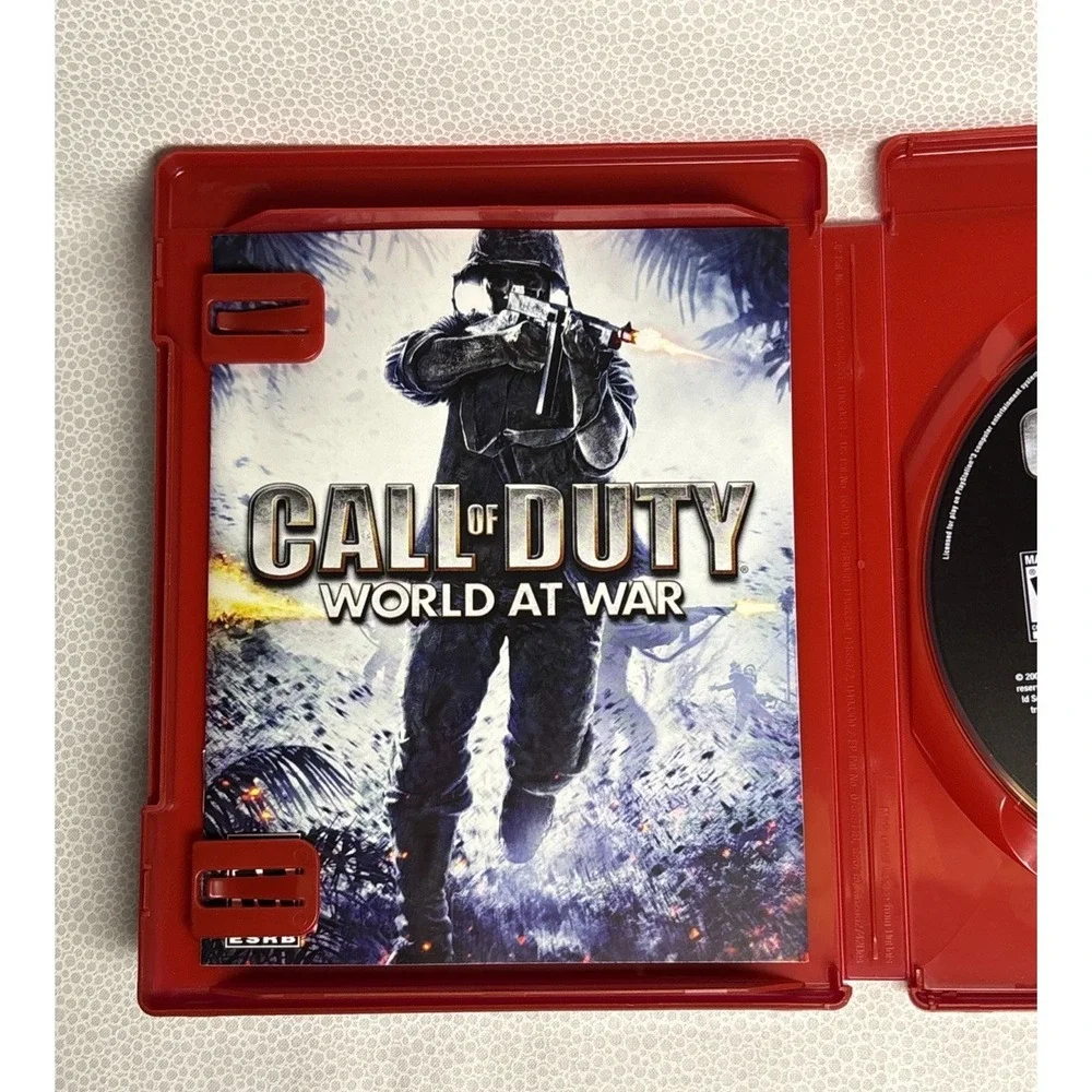 Call of Duty Modern Warfare, & World at War Playstation PS3
